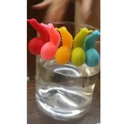 5 st Utsökt snigelhållare silikon tepåse kopp form godis kopp söta färger