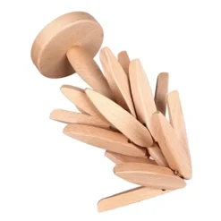 3 st Varmrätter Träunderlägg Trädformad designunderlägg Värmebeständig underlägg i bokträ