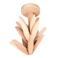 3 st Varmrätter Träunderlägg Trädformad designunderlägg Värmebeständig underlägg i bokträ