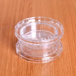 4 st vitlökspress och köttfärskombination för hemmamatlagning, genomskinlig