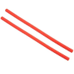 2 st värmeisolerade silikonklämmor för het ugnsgaller och hyllskydd för att undvika skållningsskydd