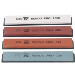 4 STK knivslipsten med fast vinkel bryne knivslipsats 120 320 600 1500 grus vattensten