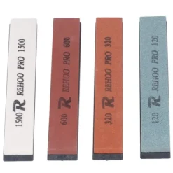 4 STK knivslipsten med fast vinkel bryne knivslipsats 120 320 600 1500 grus vattensten