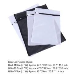 4 st/set finmaskiga tvättpåsar för blus, strumpbyxor, underkläder, BH-underkläder