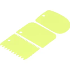 3 st/set kakkrämskrapa degpasty cutters skrapa köksverktyg gör-det-själv bakverktyg grön