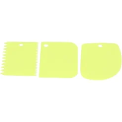 3 st/set kakkrämskrapa degpasty cutters skrapa köksverktyg gör-det-själv bakverktyg grön