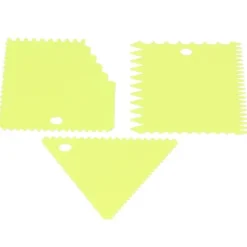 3 st/set kakkrämskrapa pasty cutters skrapa oregelbunden tänder kant gör-det-själv smoothergreen