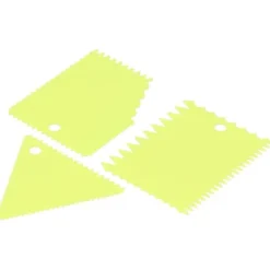 3 st/set kakkrämskrapa pasty cutters skrapa oregelbunden tänder kant gör-det-själv smoothergreen