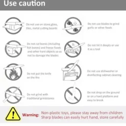 5 st/set Keramisk kniv, köksknivset Kockknivar för att skära frukt grönsaker kött svart