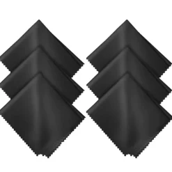 6 stycken Rengöringsdukar i Microfiber - Svarta 15 x 18 cm