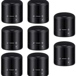 8 stycken vinflaskpropp Återanvändbar vinförslutare Twist för försegling av vinöl Champagne kompakt vinpropp