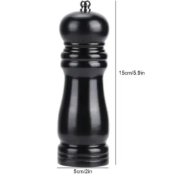 6 tum justerbar manuell pepparkvarn krydda salt kryddmalningsverktyg kvarnmaskin kökstillbehör