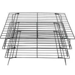 13 tums järnstativ 3 lager non-stick kylställ för matlagning bakning av kaka kex