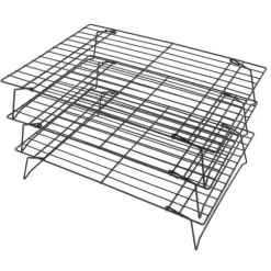 13 tums järnstativ 3 lager non-stick kylställ för matlagning bakning av kaka kex
