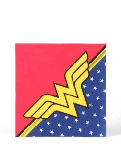 20 Wonder Woman pappersservetter 33 x 33 cm. Size-Unique Model