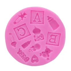 Abc Baby Shower Dop Silikonform
