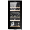 Adler AD 8080, Vinkylare med kompressor, Fristående, 24 flaska/flaskor, G, Inbyggd lampa, Svart