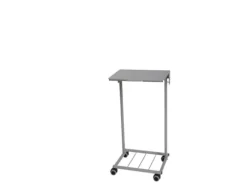 Affaldsstativ 100 ltr med Låg Sølvfarvet,stk