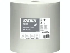Aftørringsrulle Industri Katrin Plus 4-lag Ø36cm B38cmxL360m Mix Hvid,1 Rl