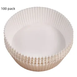 Air Fryer engångspapper för fritös 16 cm 100 st Vit