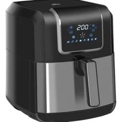 Airfryer 6,5 L, 1700 W, 8 program, LED-display, non-stick korg, hälsosam oljefri matlagning