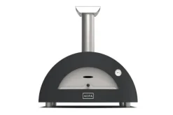 Alfa Forni Moderno 2 Pizze Trä Grå