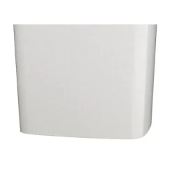 ALFI soptunna med gångjärnslock 27 l för sopor, ljusgrå marmorerad