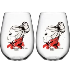 All About You Vattenglas Want You 57cl, 2-pack - Kosta Boda