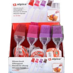 Alpina - silicone brush for marinating dishes 21 cm (gray)