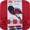 Alpina - Spoon holder / kitchen utensil holder 2 psc (red)