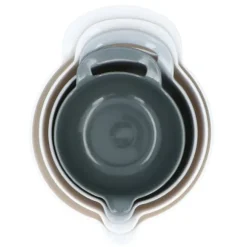 Alpina Blandningsskålar 1,2-3L 4 Delar Vit/Grå