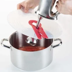 Anti-stänk mot spill lock Lock Skärmskydd för äggskål Vispa Matlagning Köksredskap