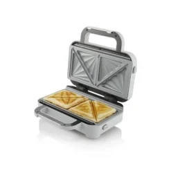 Apparat för croque-monsieur - BREVILLE - VST070X - DuraCeramic - Jumbo - Grå