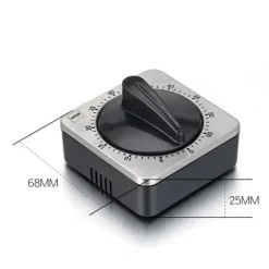 Auledio Mekanisk kökstimer – Äggklocka utan batteri, 100% mekanisk, rostfri, visuell timer med magnet