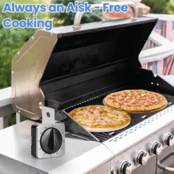 Auledio Mekanisk kökstimer – Äggklocka utan batteri, 100% mekanisk, rostfri, visuell timer med magnet