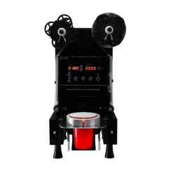 Automatisk Boba Koppförslutningsmaskin 500W & Bubble Tea Shaker GRATIS Filmbox 500-650 Koppar per Timme Plast Papper 90/95 mm Diameter Rostfritt stål | CDON