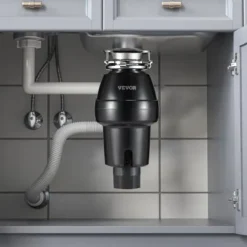 Avfallskvarn, 18.5x18.5x37 cm, rostfritt stål