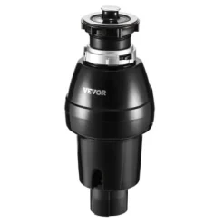 Avfallskvarn, 18,5x18,5x39,5 cm, rostfritt stål