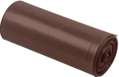 Avfallspåsar 120 L, bruna, 35 mic, 10 st.