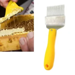 Avlockningsgaffel för bi 18 nålar Rostfritt stål honungsskördverktyg för biodlingstillbehör