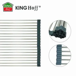 Avlopp, stålgaller för diskho 45x32cm KINGHOFF KH-1903