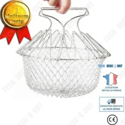 Avloppskorg - TD® - Fällbar - Rostfritt stål - 23 cm x 12 cm x 16 cm - Allmän användning