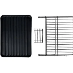 Avloppskärl för tallrikar, bestick, tallrikar, tvåplan, tvåplan, stående