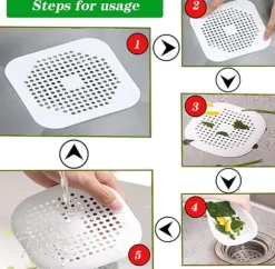 Avloppssil - 2-pack - Silikon - För Diskho & Duscha