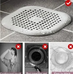 Avloppssil - 2-pack - Silikon - För Diskho & Duscha