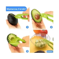 Avokadoskärare - Multifunktionell fruktdelare i plast