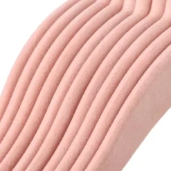 Babyhängare, Förpackning med 50 sammetshängare för barn med krokar i roséguld, halkfria barnhängare för kläder i garderoben, baby- eller barnjackor, | CDON