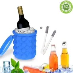 Bac för isbitar - IRLDE - Ice Genie - Silikon - Stort format - Perfekt för cocktails