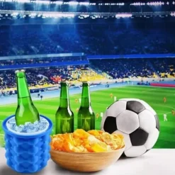 Bac för isbitar - IRLDE - Ice Genie - Silikon - Stort format - Perfekt för cocktails