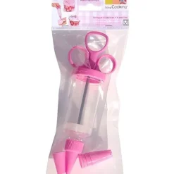 Bakerytillbehör - SCRAPCOOKING - Spritspåse + 6 tyllar - Lätt att använda